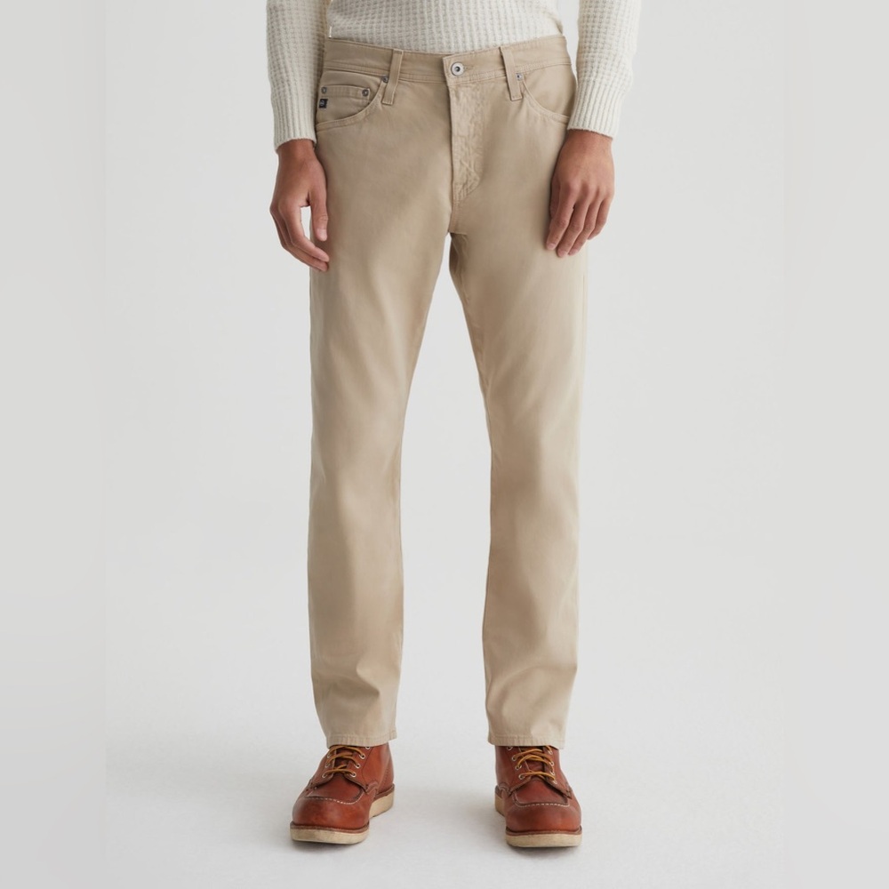 Men’s AG Adriano Goldschmied Everett Slim Straight Khakis Size 38 X 32